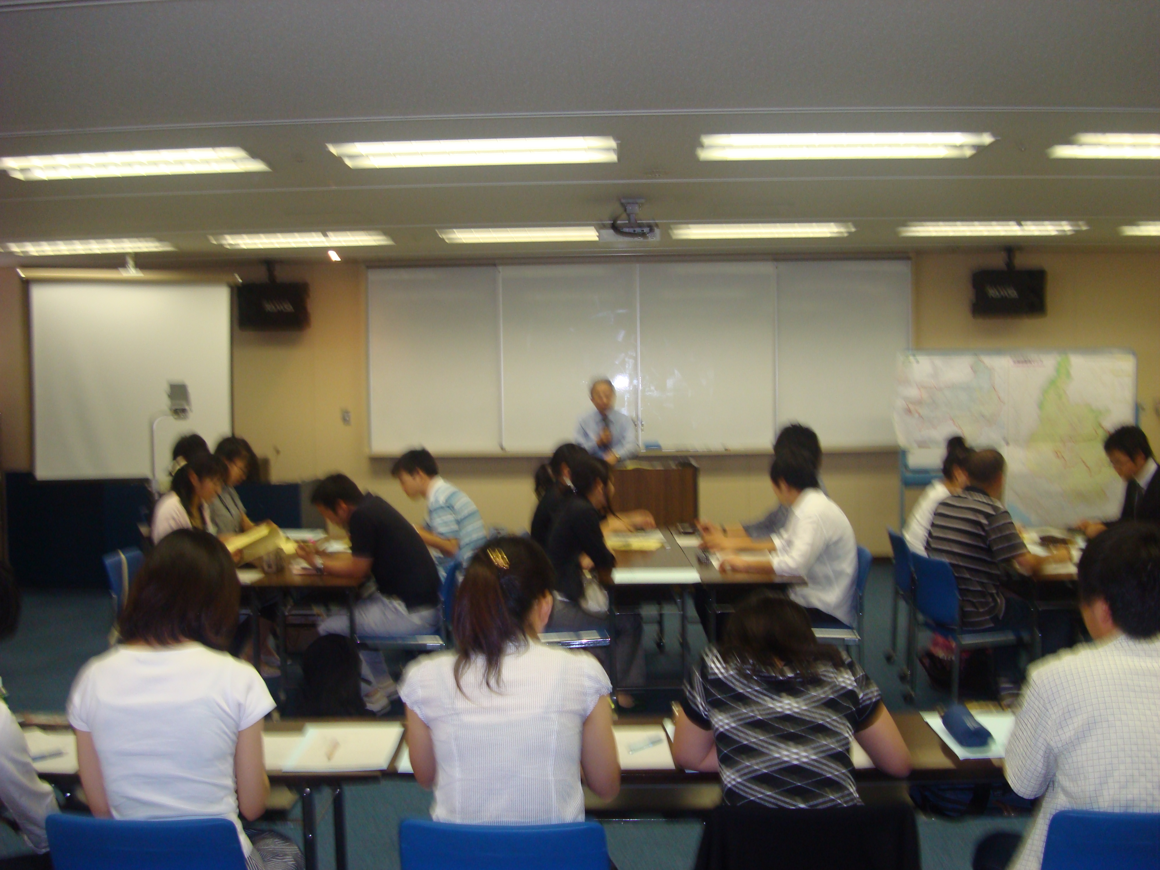 原田コース長の授業説明がありました。