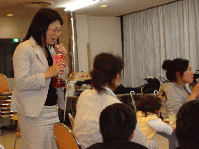 子どもさんを連れて参加された方もいます。