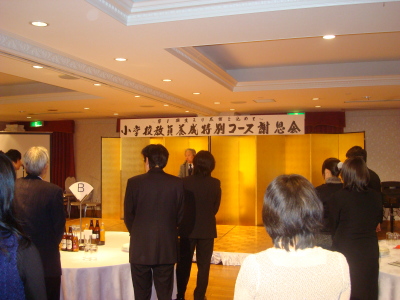 原田コース長の挨拶。
